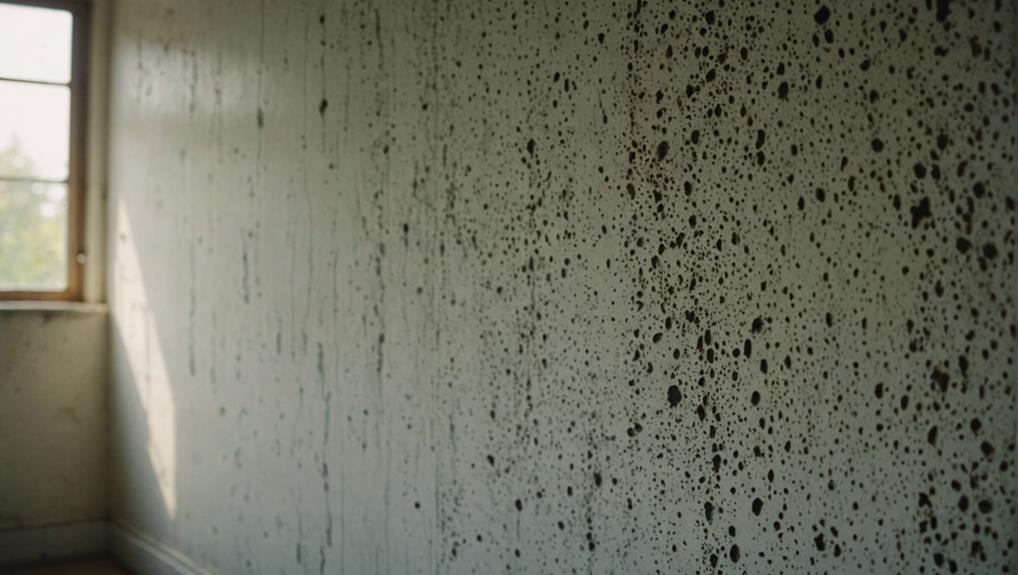 Wet wooden floor with rain reflections, illustrating moisture buildup that creates ideal conditions for mold growth—relevant to mold remediation services.